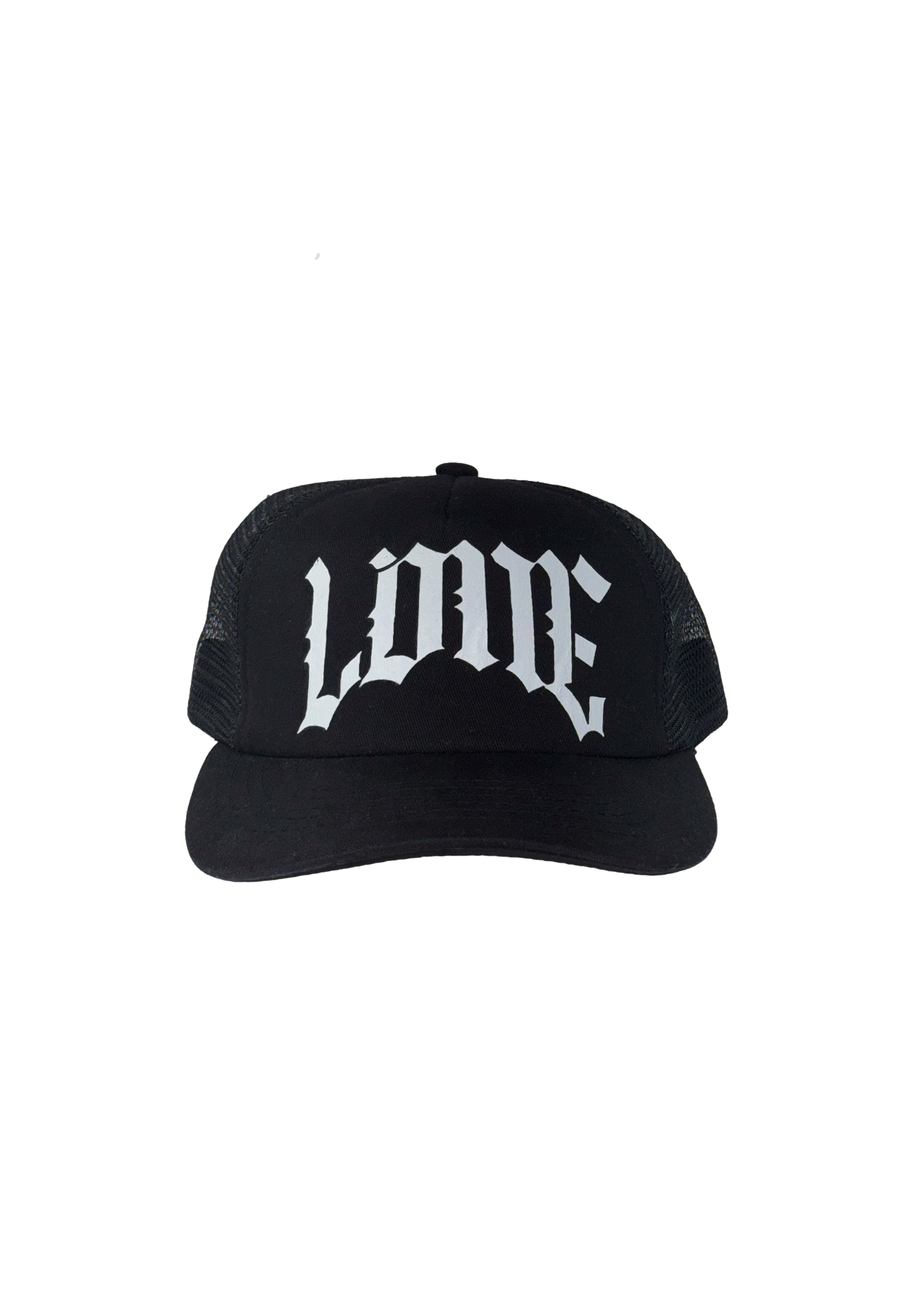“EMBLEM” TRUCKER CAP.