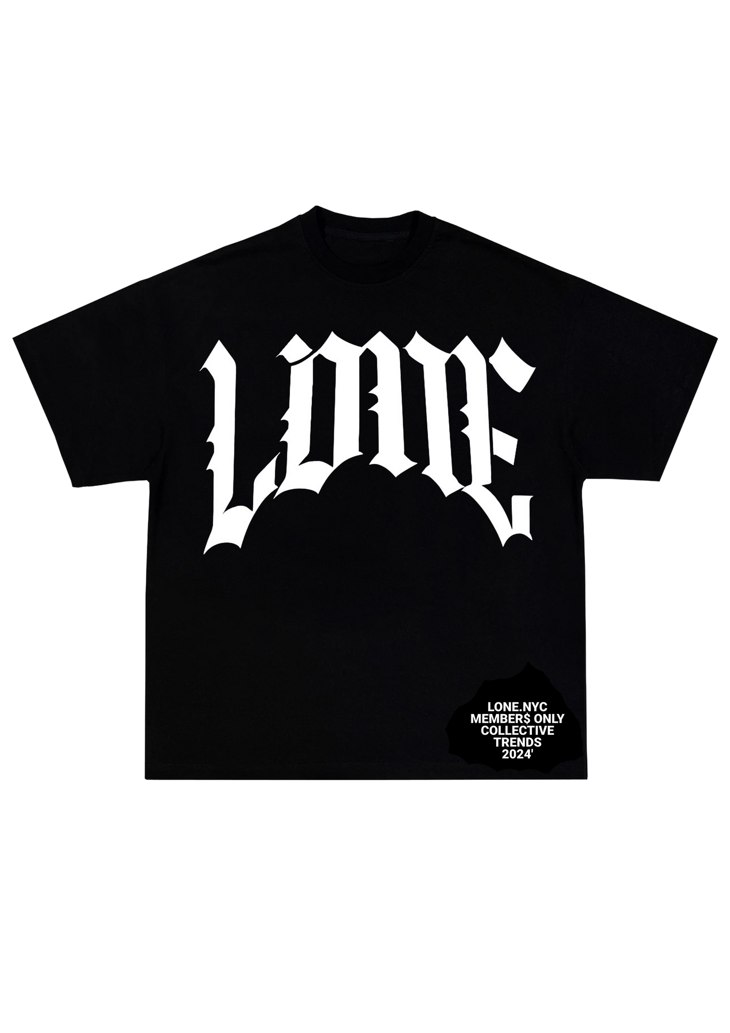 “LC” Black Tshirt BXW