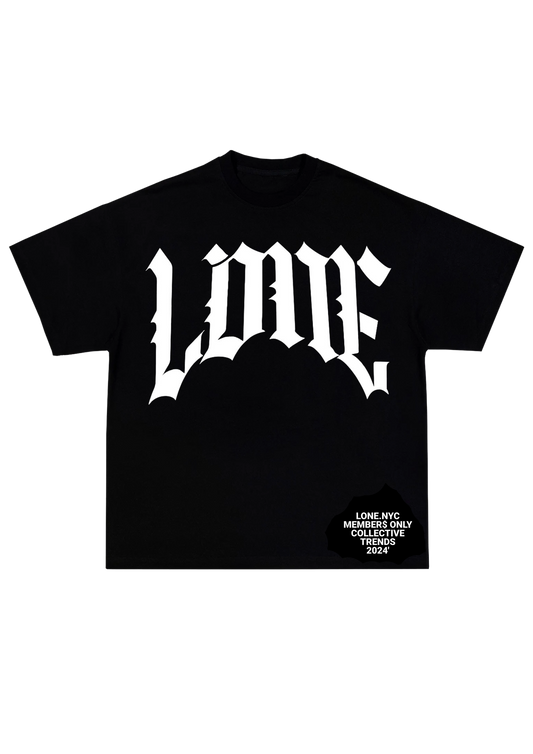 “LC” Black Tshirt BXW