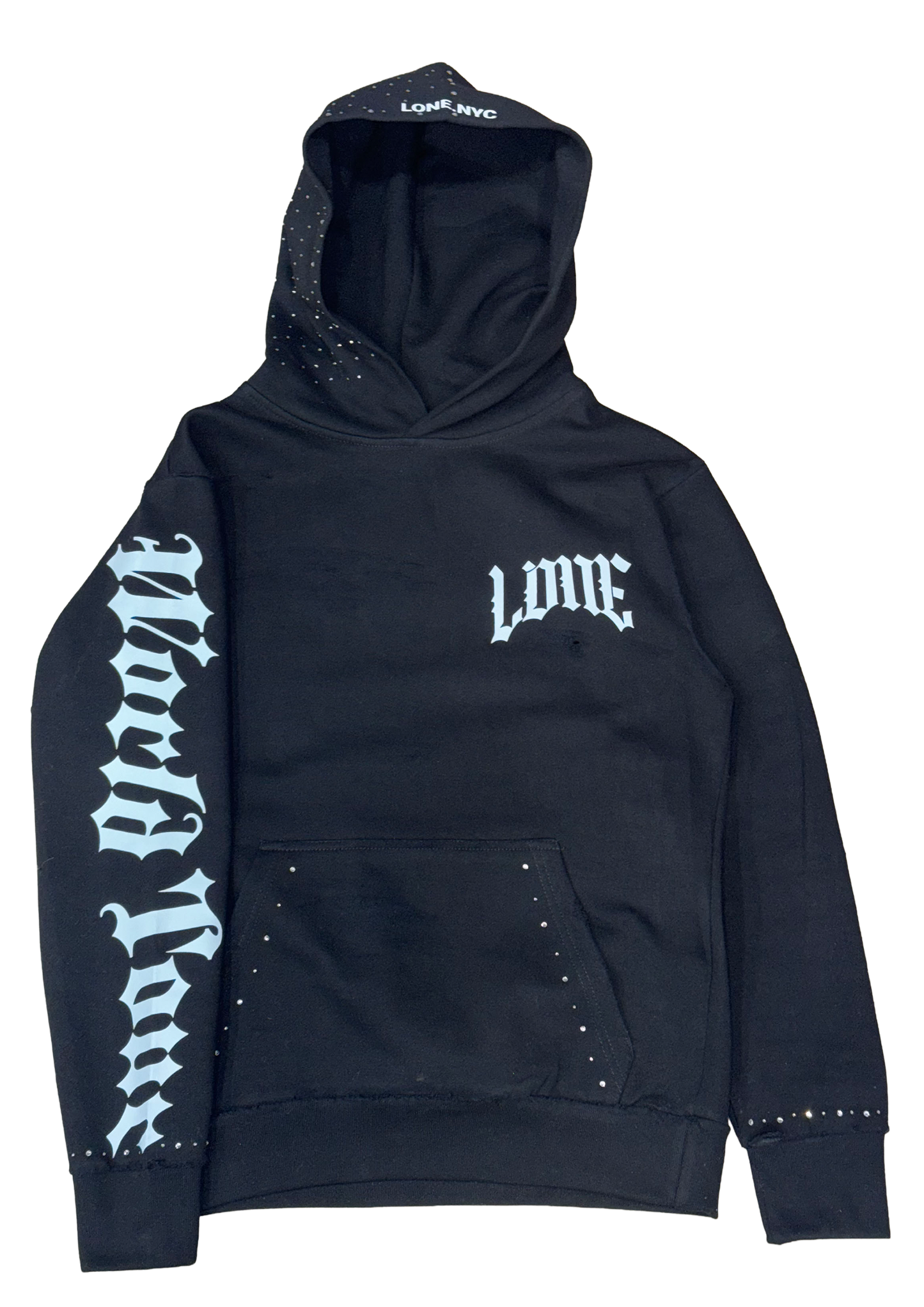 “V2 WORLD TOUR” HOODIE. B&W