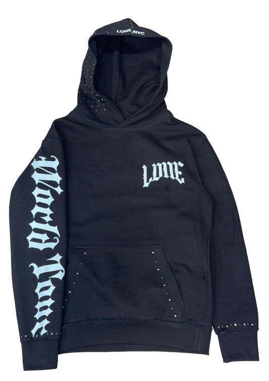 “V2 WORLD TOUR” HOODIE. B&W